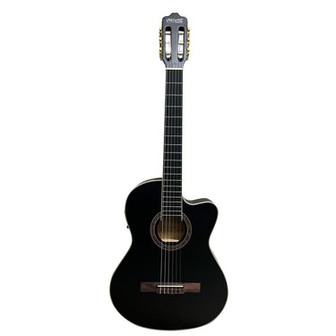 Guitarra Electroacustica Mc Cartney Qcg-10sl-ce-mbk Negro Mate